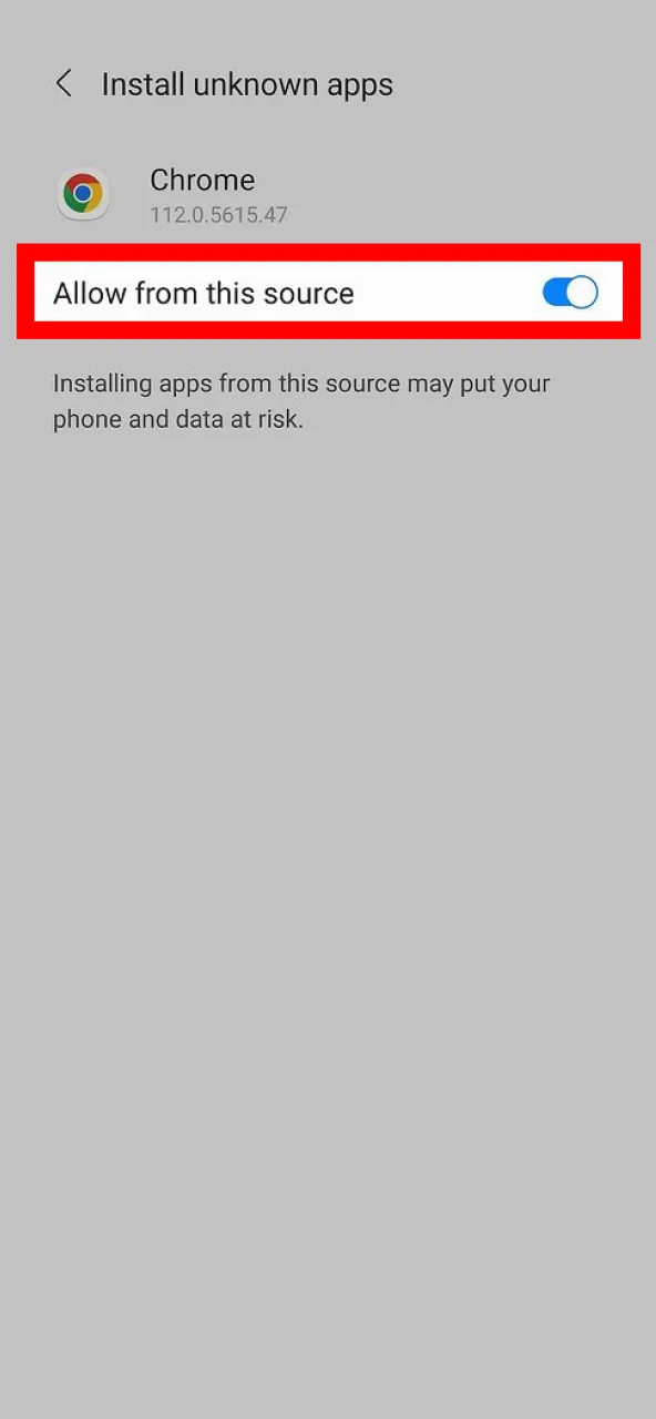 Change security settings on your Android to allow Bj88 APK installation from third-party sources.